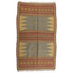 Türkischer Vintage-Kelim oder Flachwave- oder Sessel „Soffreh“ aus „Soffreh“