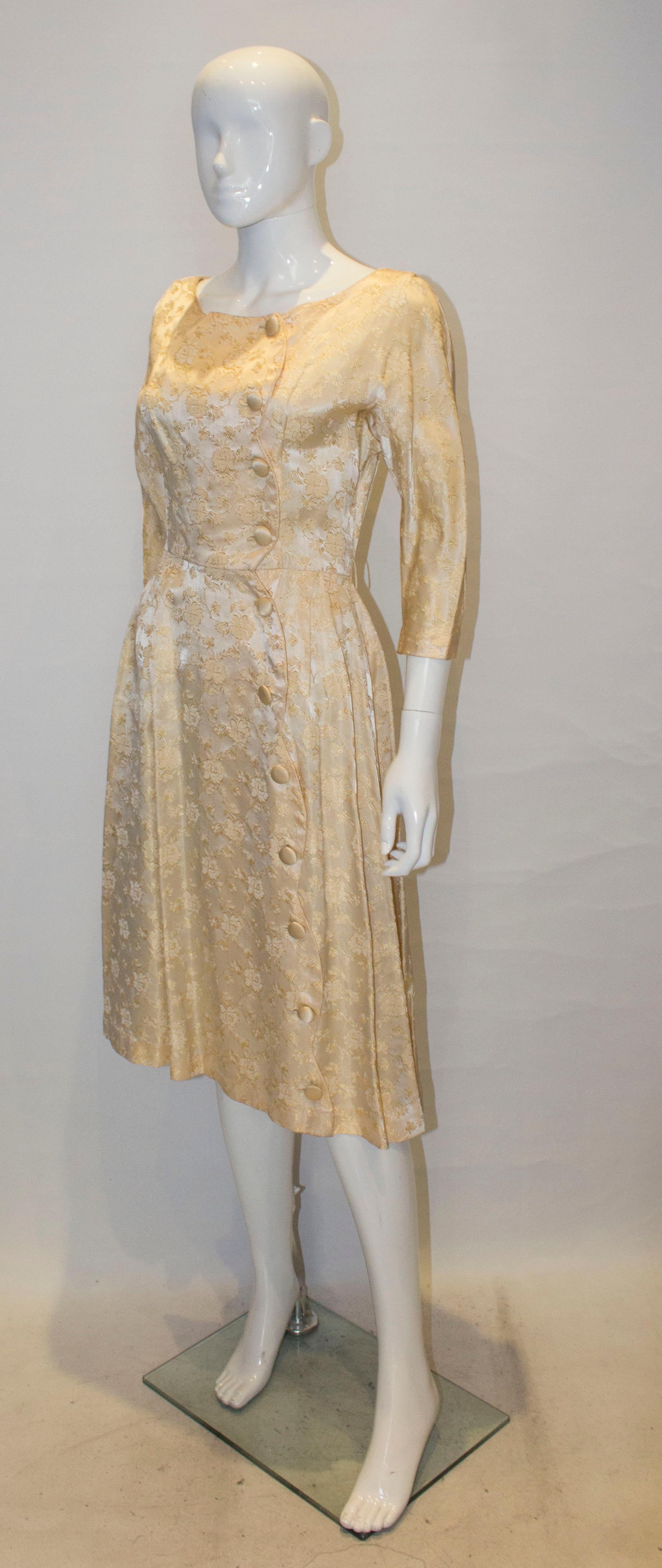 vintage brocade dress