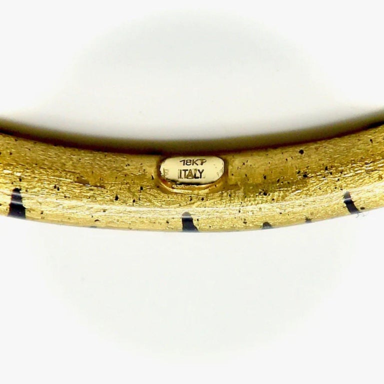 Tiger Bangle Bracelet Enamel - White main image 1