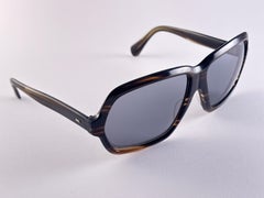 Vintage Sol Amor Oversized Dark Tortoise 1970's Made in France