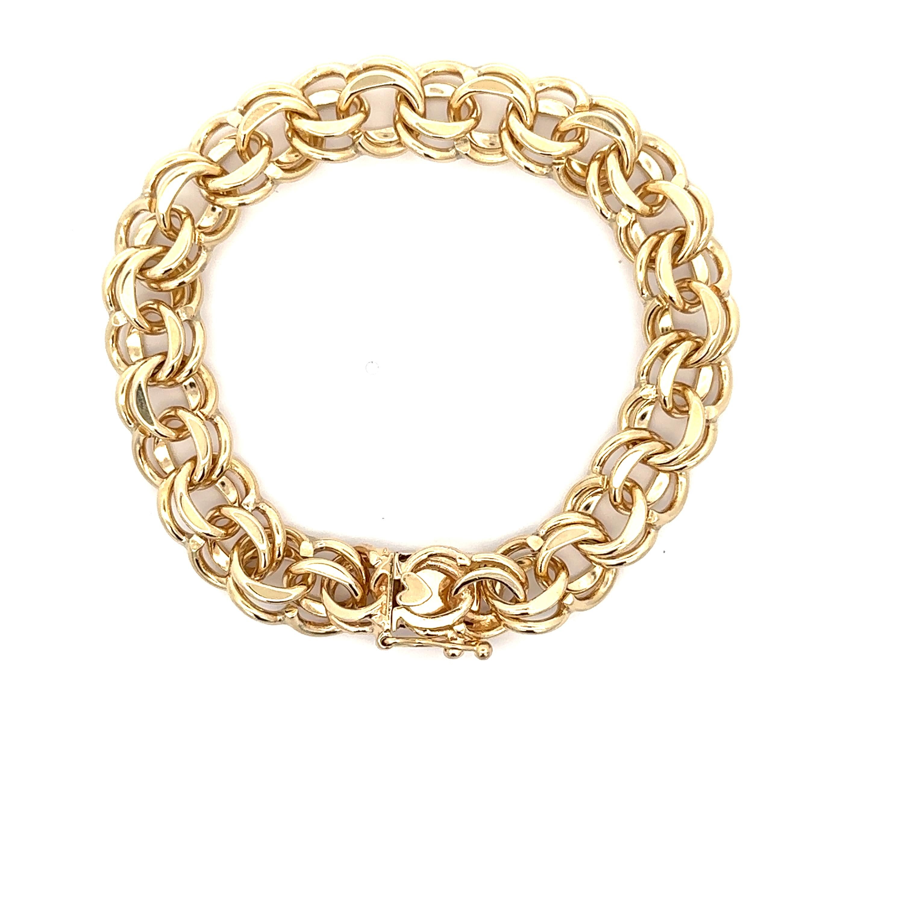 Vintage Solid 14K Yellow Gold 7.5