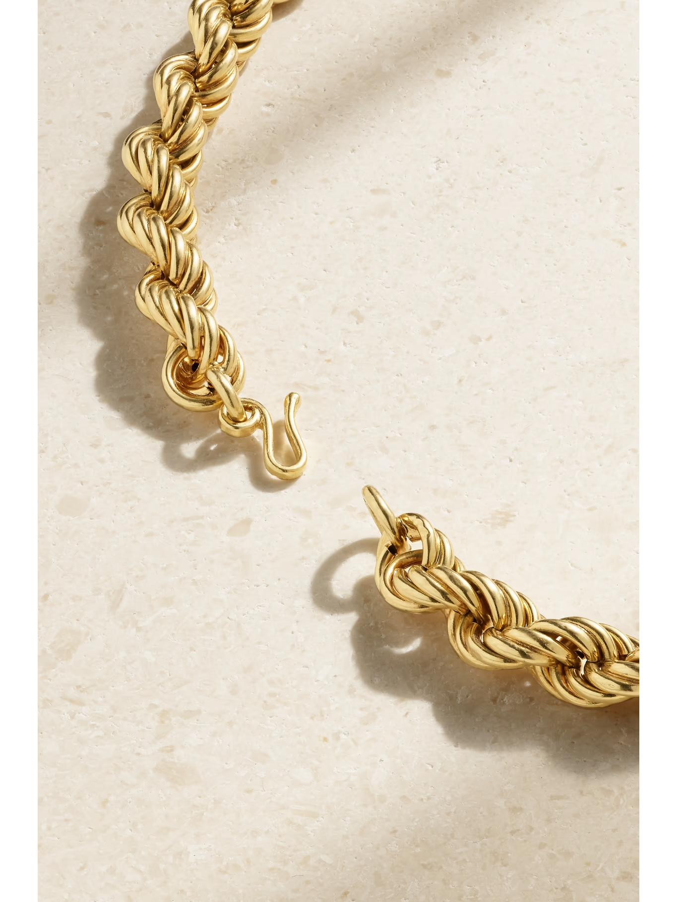 Vintage Vintage Seilkette aus massivem 18 Karat Gelbgold, ca. 1980er Jahre im Zustand „Hervorragend“ im Angebot in New York, NY