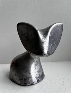 Vintage Solid Aluminum Space Age Fox Figure