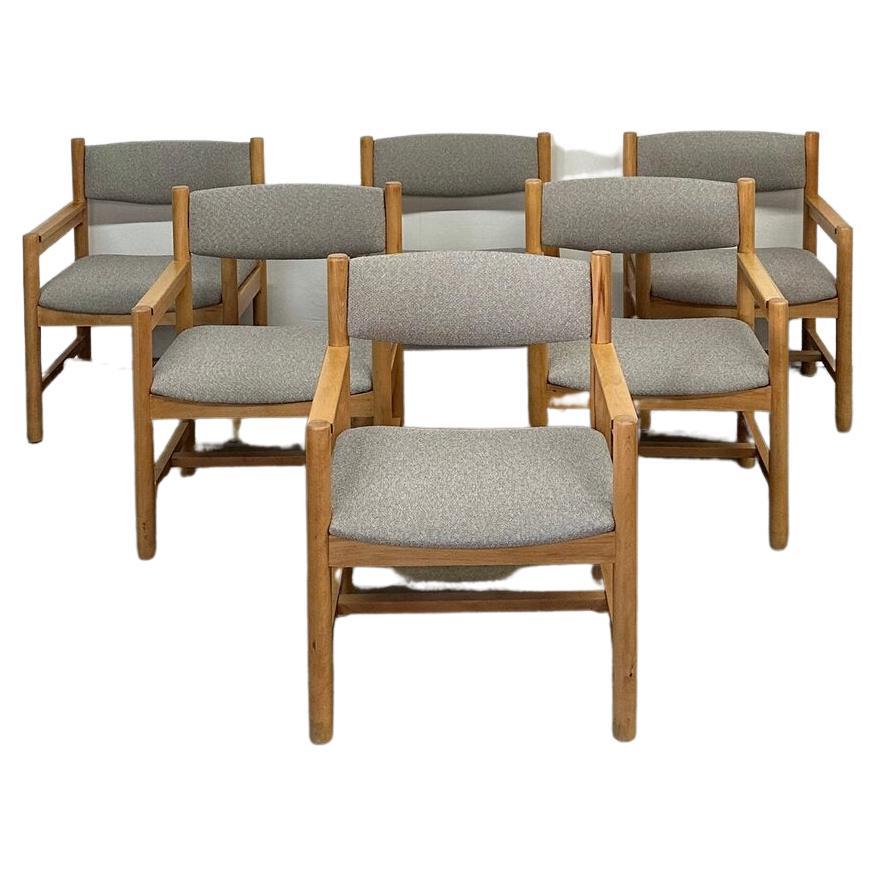 Thomasville Vintage Burled Set of Six Dining Chairs at 1stDibs