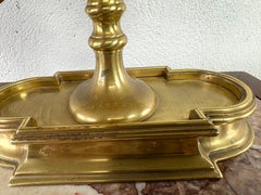 Lampe vintage en laiton massif de style Bouilotte par Frederick Cooper