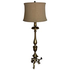 Vintage Solid Brass Floor Lamp by Chapman