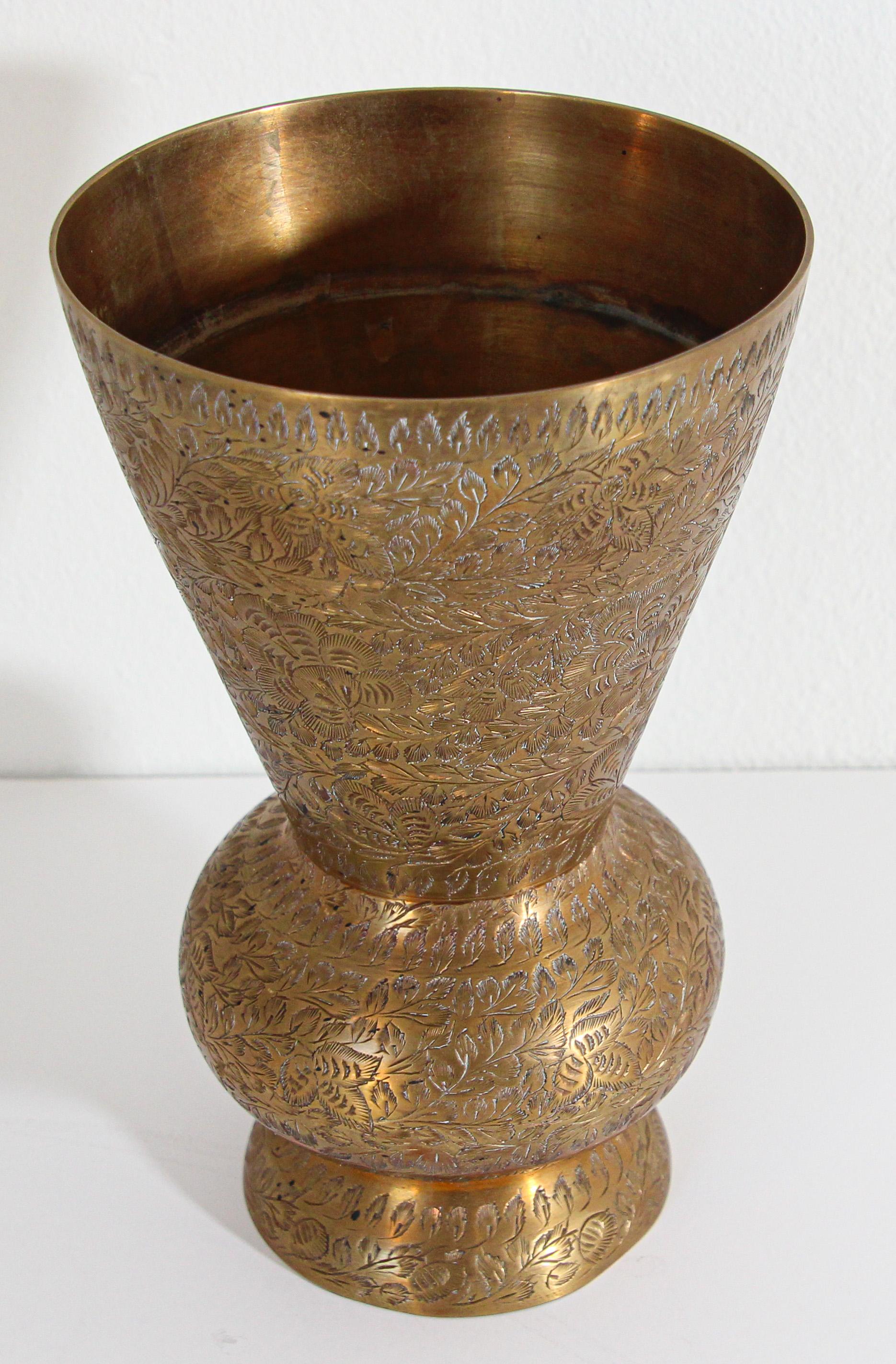 early 20th century. Bronze vase India