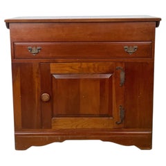 Vintage Solid Cherry End Server by Monitor Furniture Co.