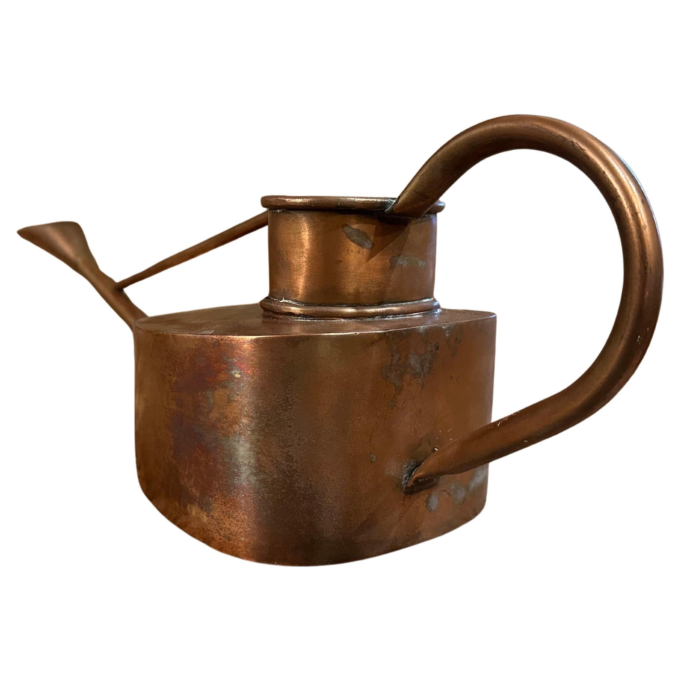 Vintage Solid Copper Long-Reach Watering Can von Haws of England im Zustand „Gut“ im Angebot in San Diego, CA