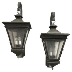 Vintage Solid Copper Outdoor Wall Sconces