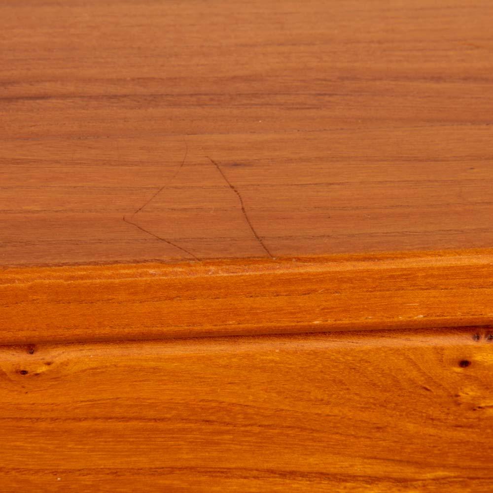 Vintage solid elm chest of drawers, 1980s in vendita 2