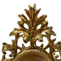 Vintage Solid Gilt Over Brass Picture Frame