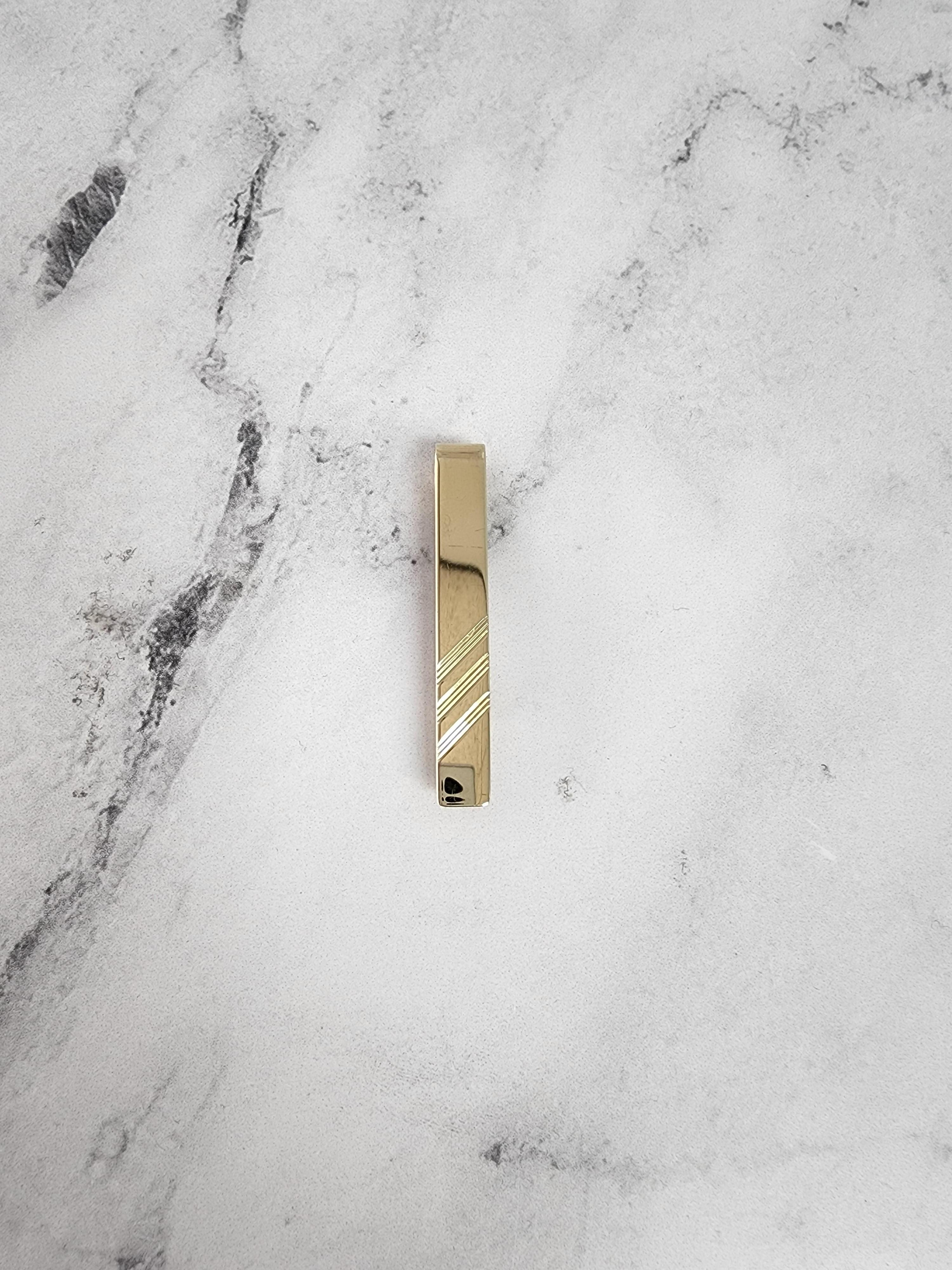 Pinza para billetes vintage de oro macizo amarillo de 14k en venta 1