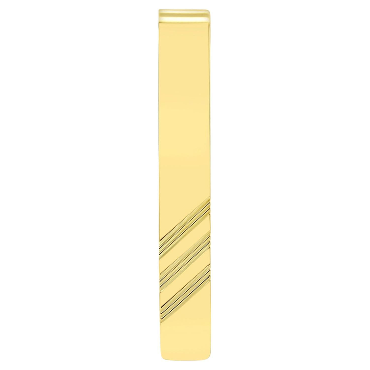 Pinza para billetes vintage de oro macizo amarillo de 14k en venta