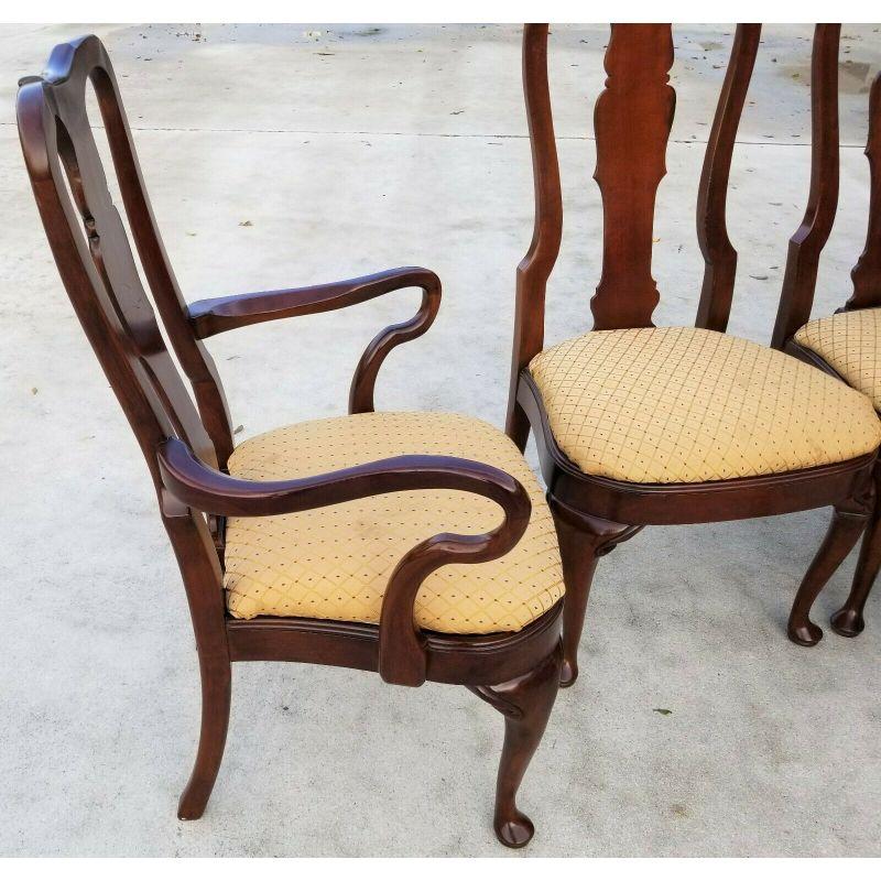 Unknown Mahogany George II Queen Anne Dining Chairs - Set of 6 For Sale