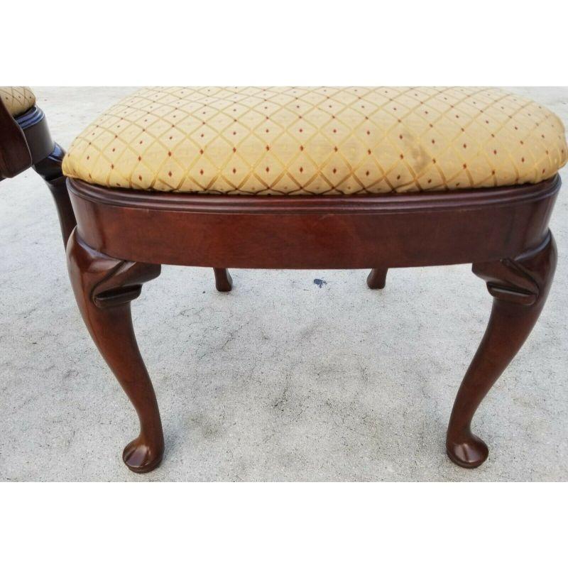 Metà XX secolo Sedie da pranzo Queen Anne in mogano George II - Set di 6 sedie in vendita