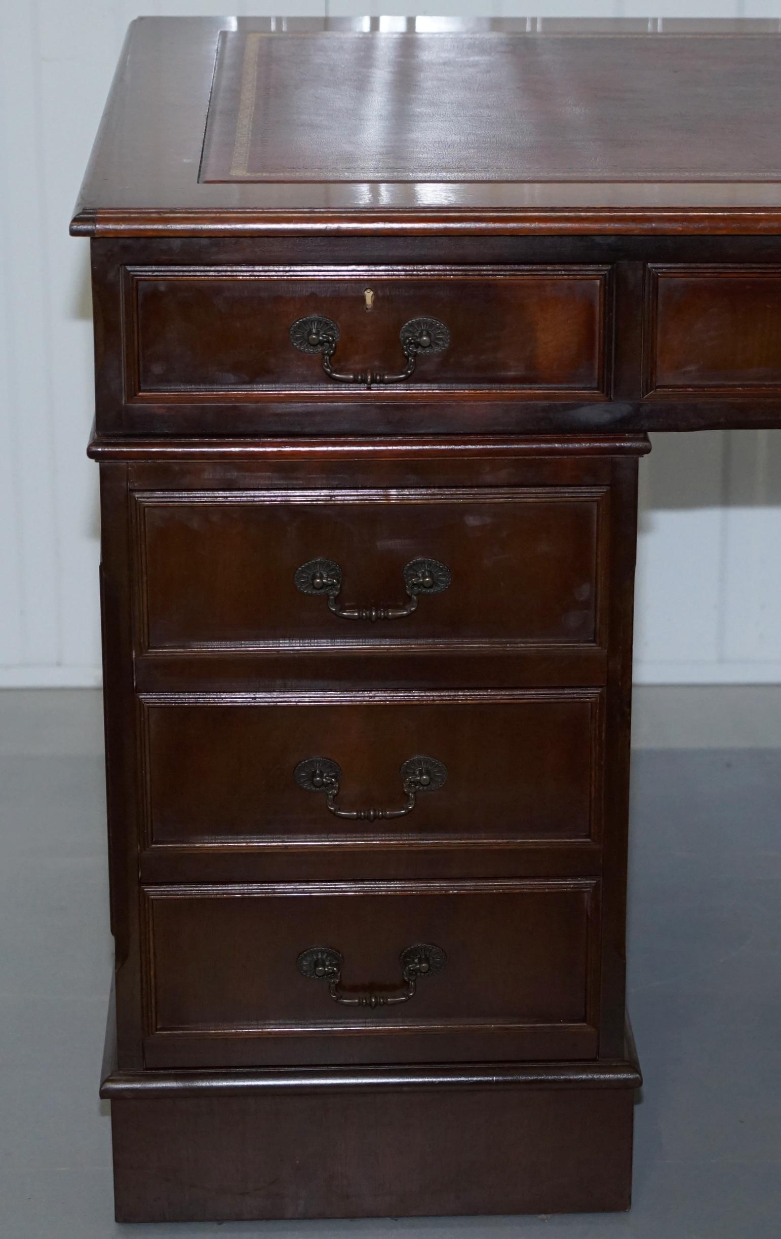 solid mahogany desk