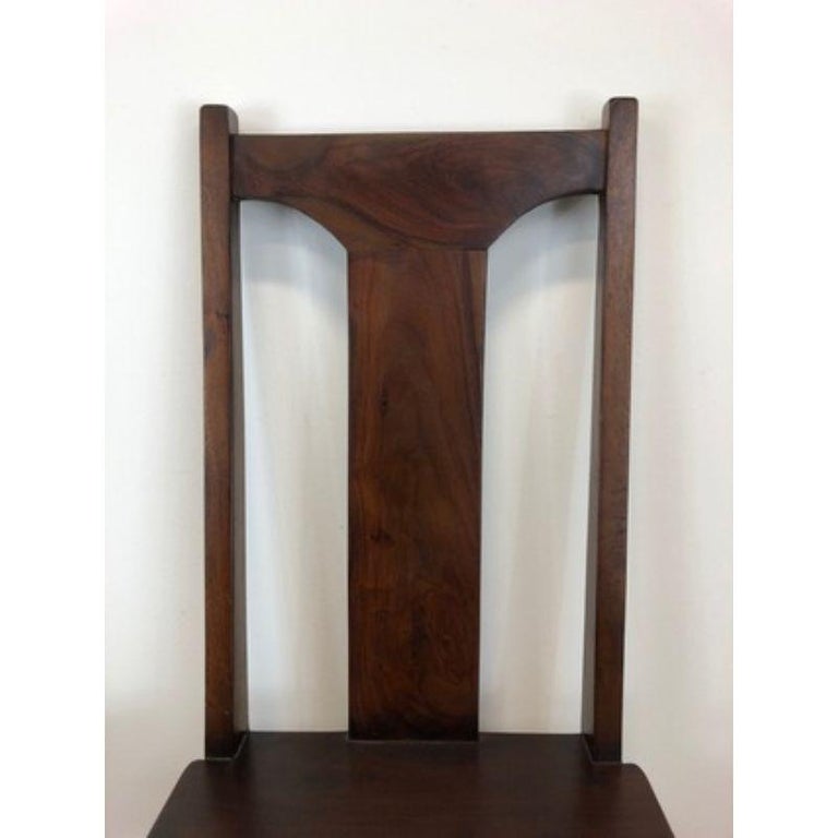 Solid Mango Wood Dining / Kitchen Chairs Pair A at 1stDibs