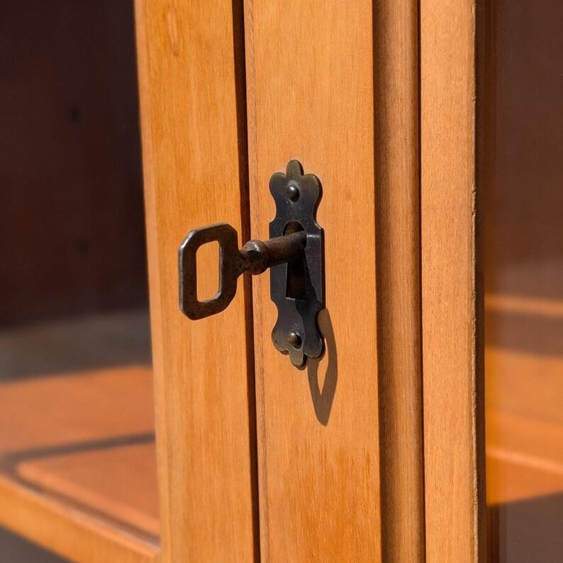 Unknown Vintage Solid Maple Secretary Cabinet, Desk, Storage, Entryway, Living Room