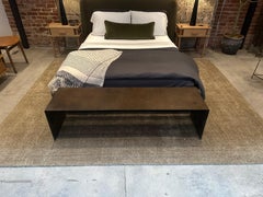 Vintage Solid Metal Waterfall Bench