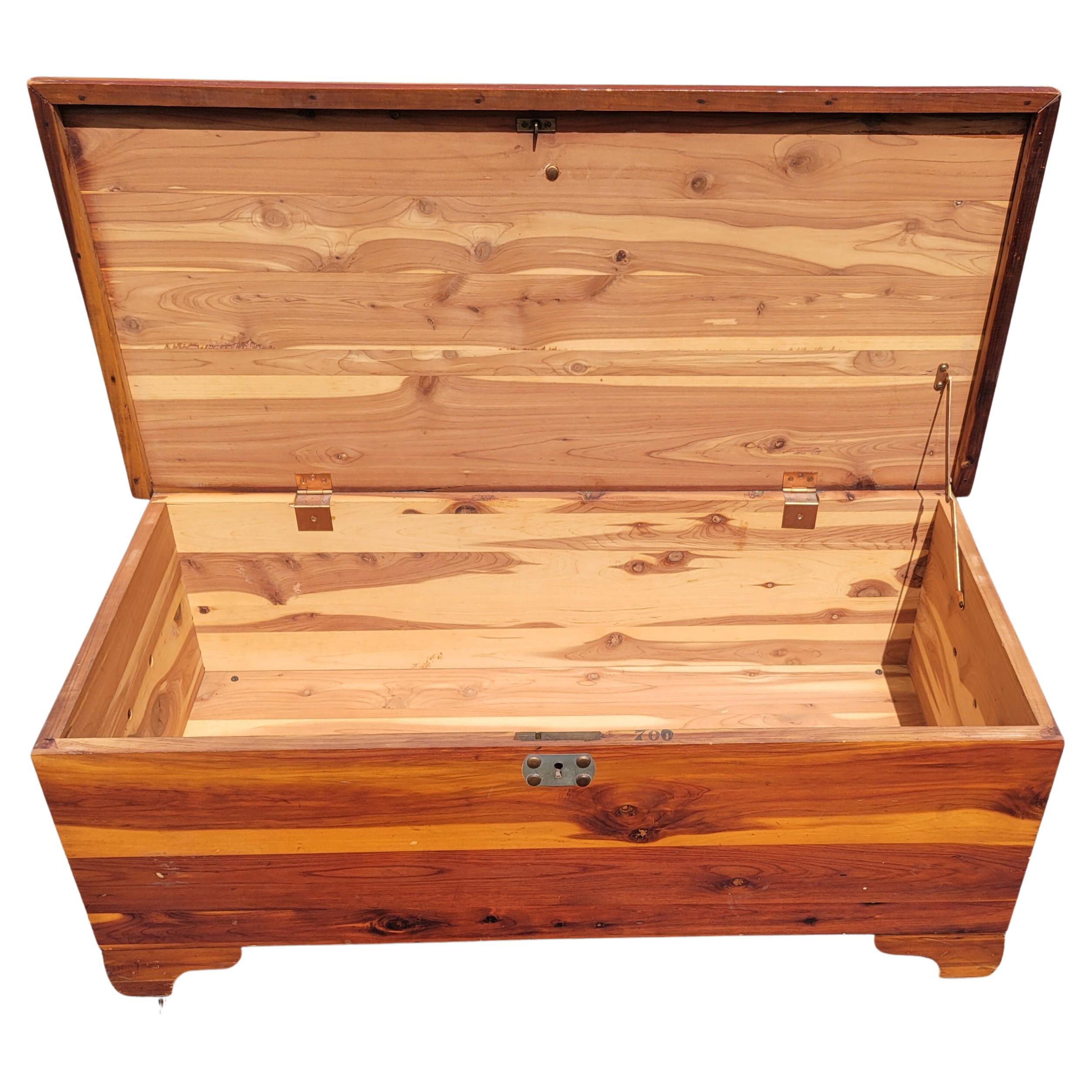 solid wood blanket chest