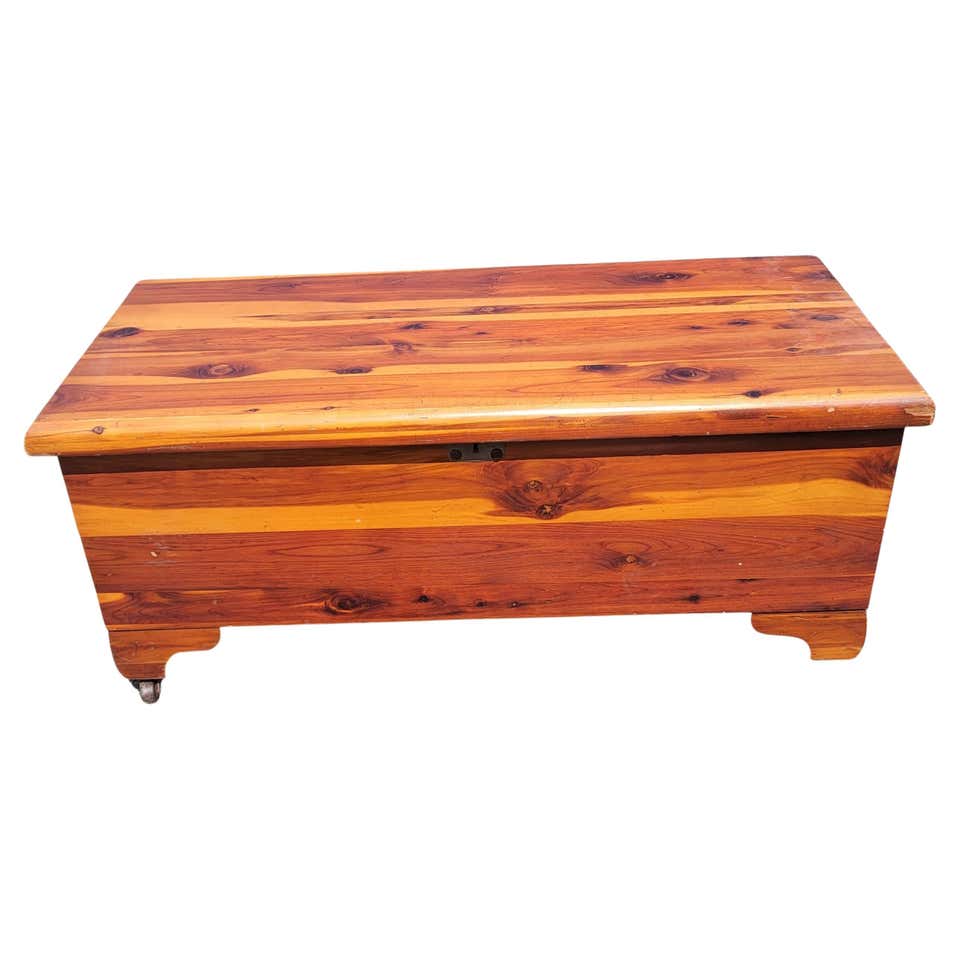 Vintage Solid Pine Cedar Chest by Bally MFG co Bally Pa For Sale at ...