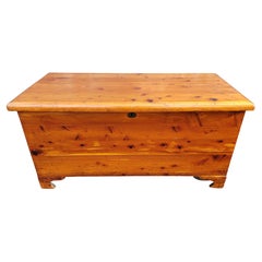 Used Solid Pine Cedar Chest by Bally MFG co Bally Pa
