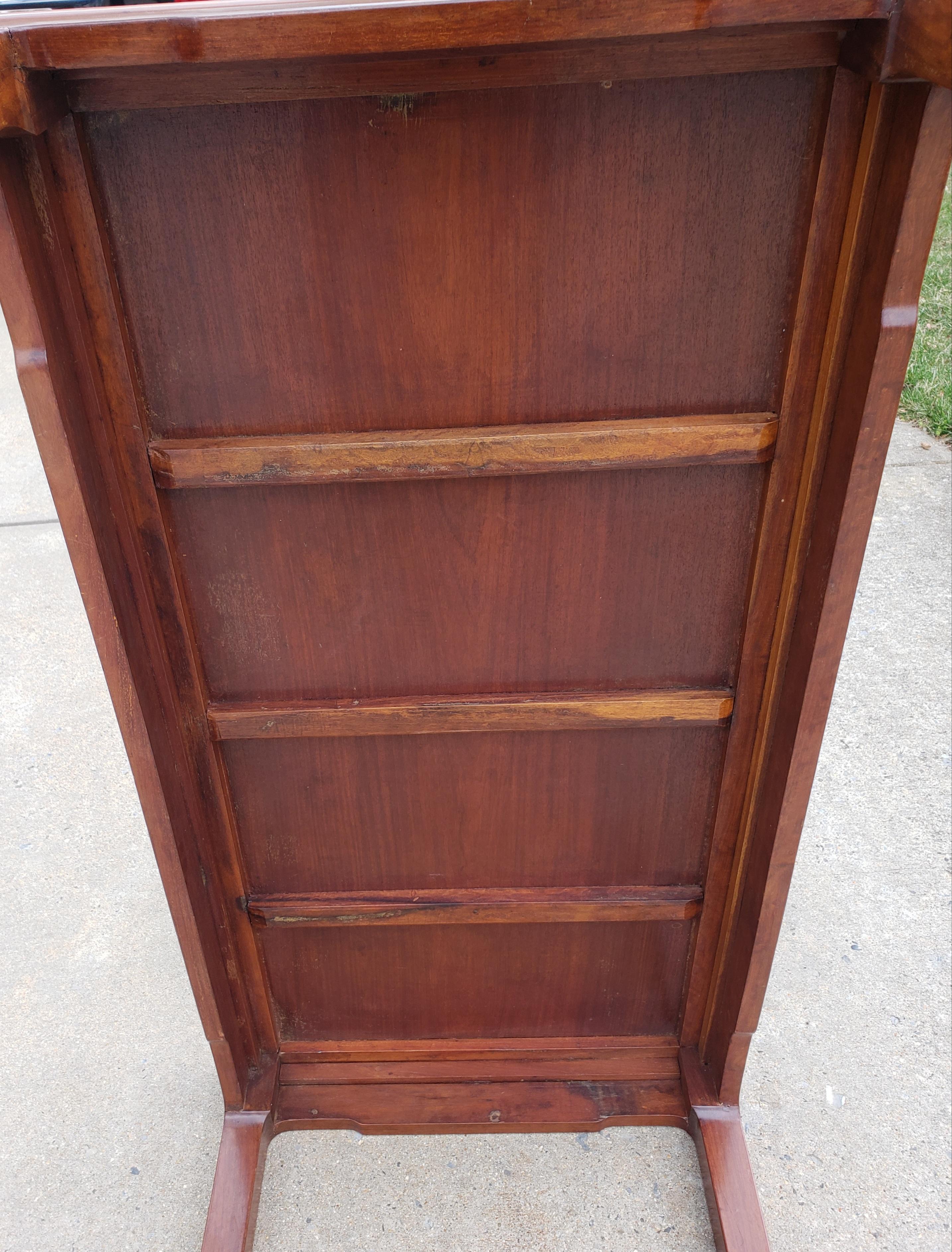 20th Century Vintage Solid Rosewood Oriental Accent Coffee Table, Circa 1950s