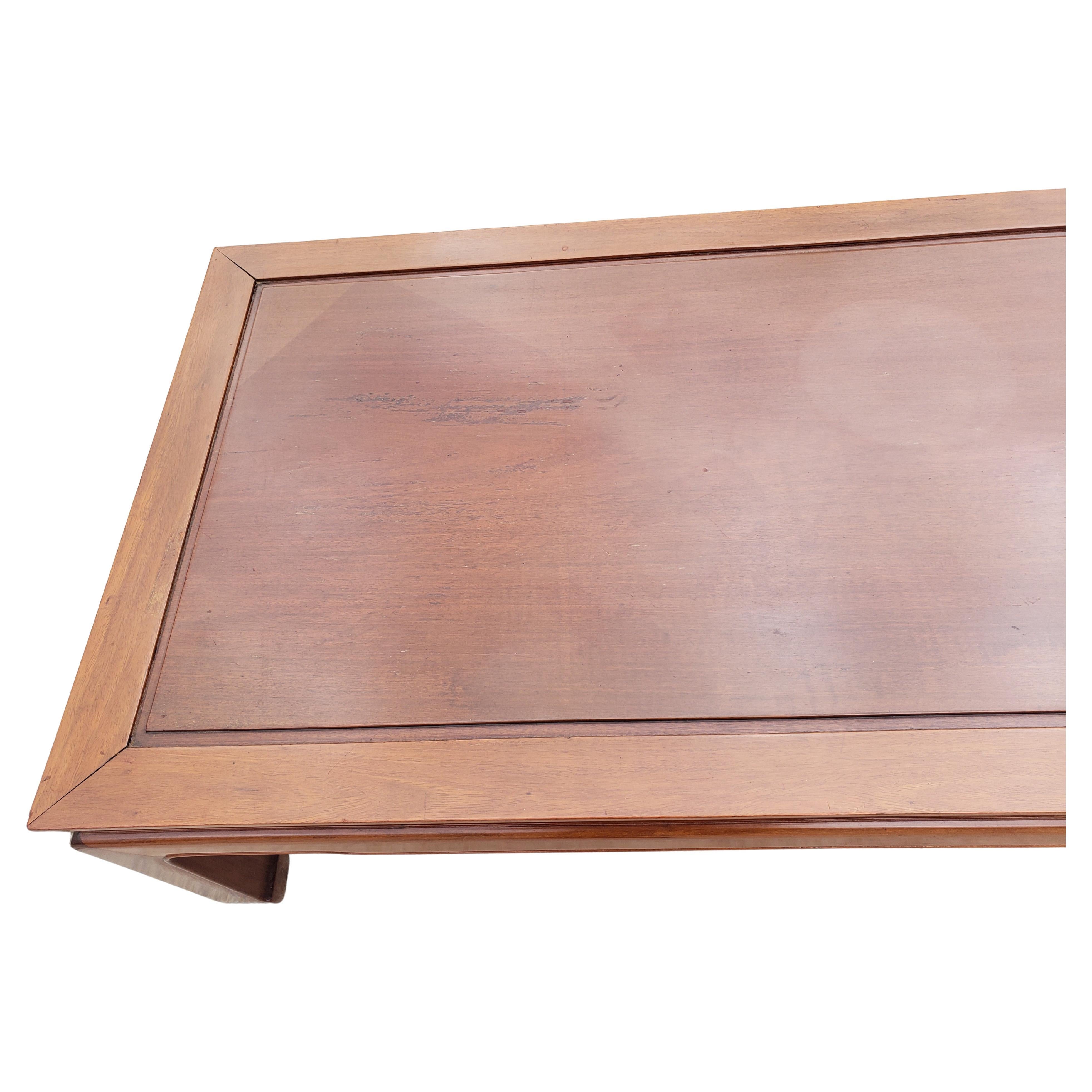 Hong Kong Vintage Solid Rosewood Oriental Accent Coffee Tables