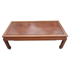 Vintage Solid Rosewood Oriental Accent Coffee Tables