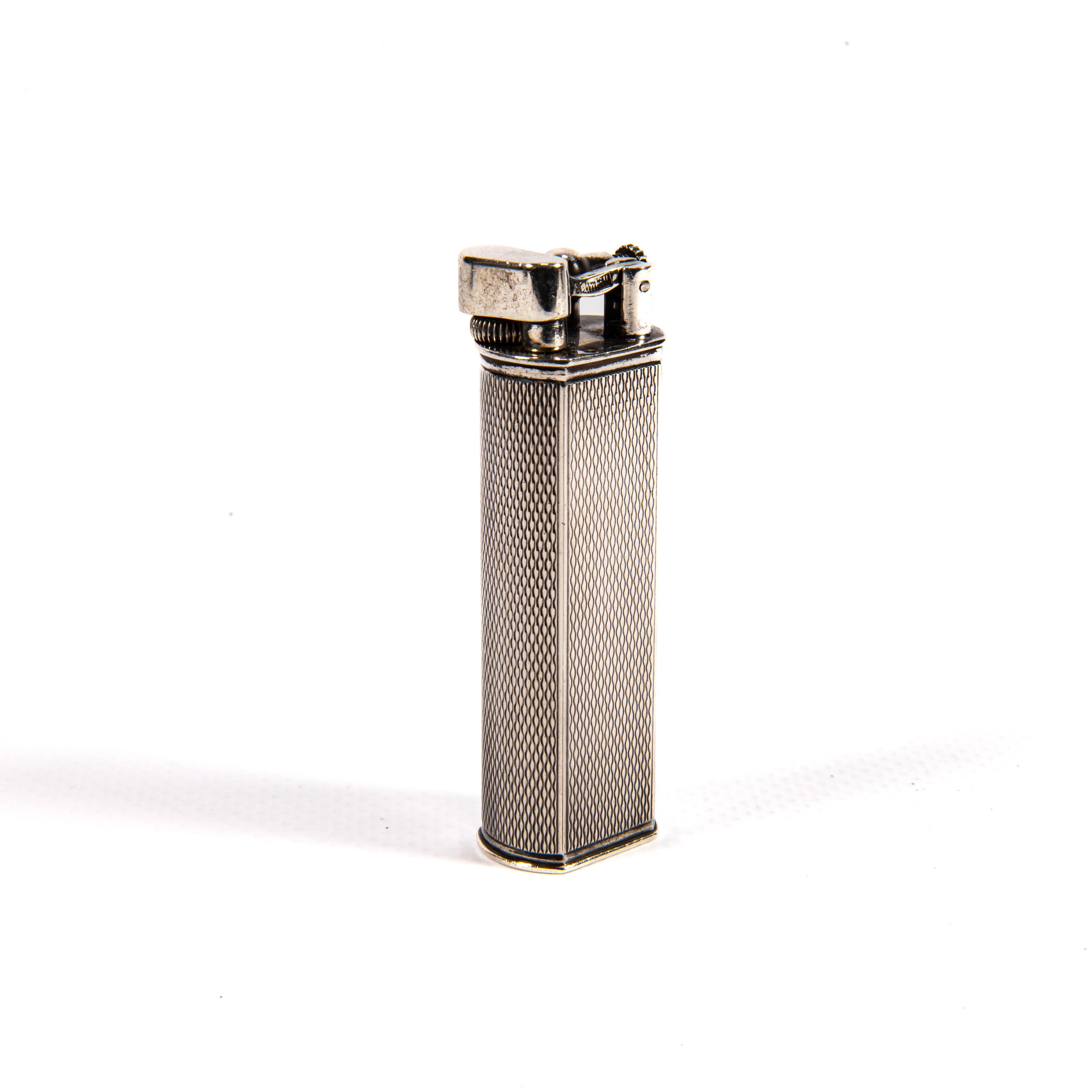 Accendino d'epoca in argento massiccio DUNHILL Sylphide anni '70 in vendita 1