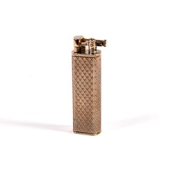 Vintage Solid Sterling Silver Rose gold plated DUNHILL Sylphide Lighter 1970s