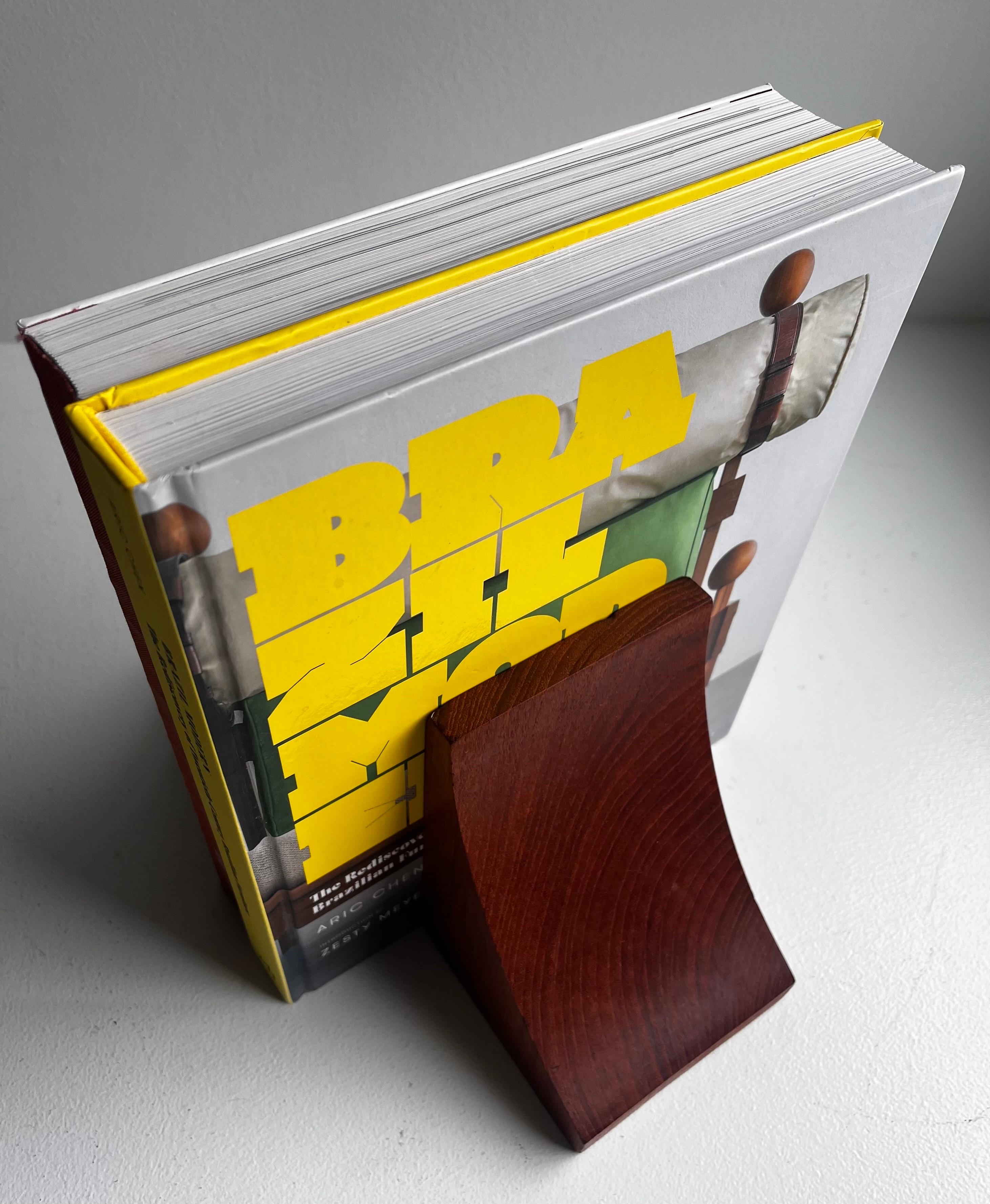 Serre-livres vintage en teck massif par Brostrom, Denmark, circa 1970 en vente 4
