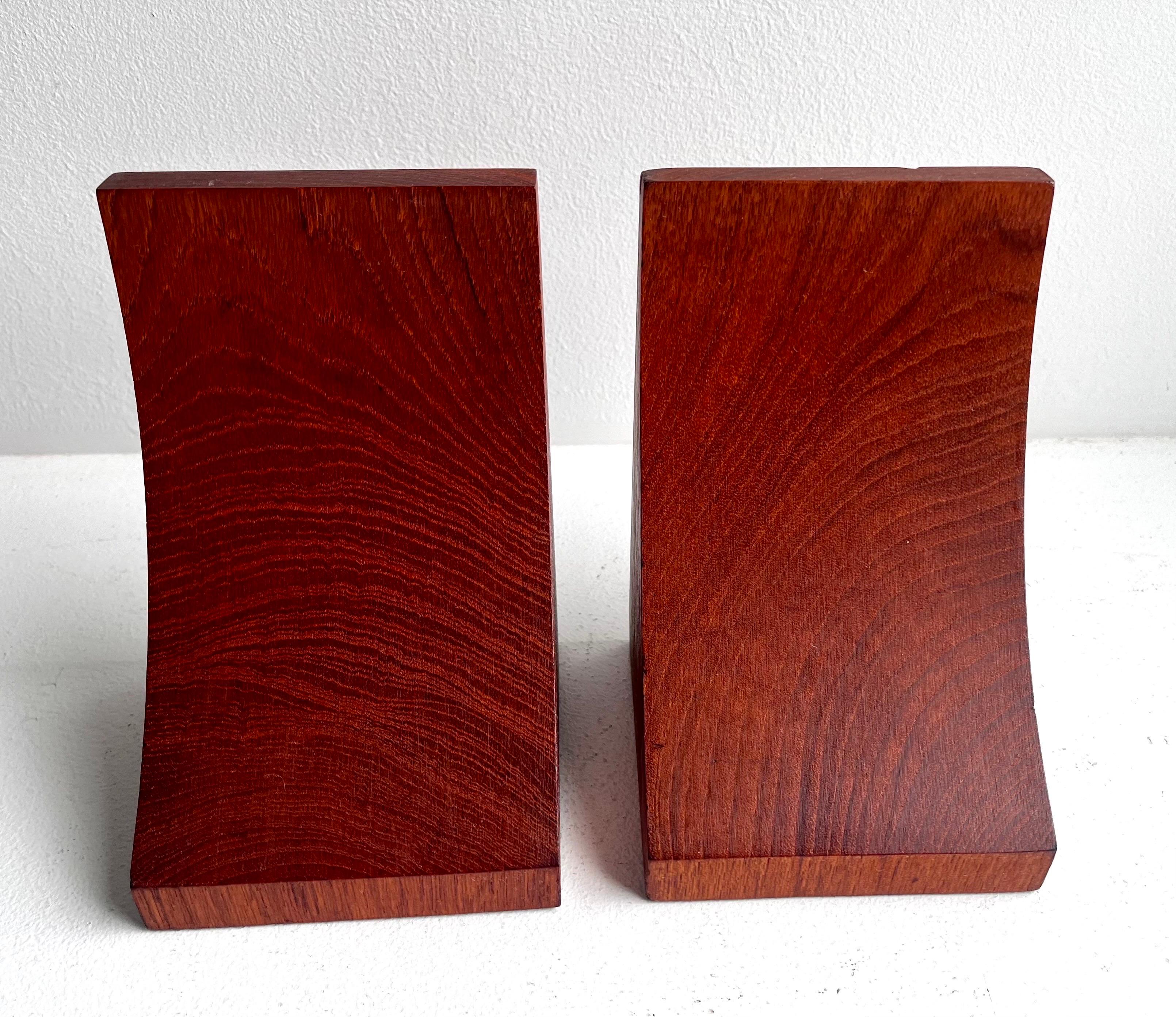 Serre-livres vintage en teck massif par Brostrom, Denmark, circa 1970 en vente 6