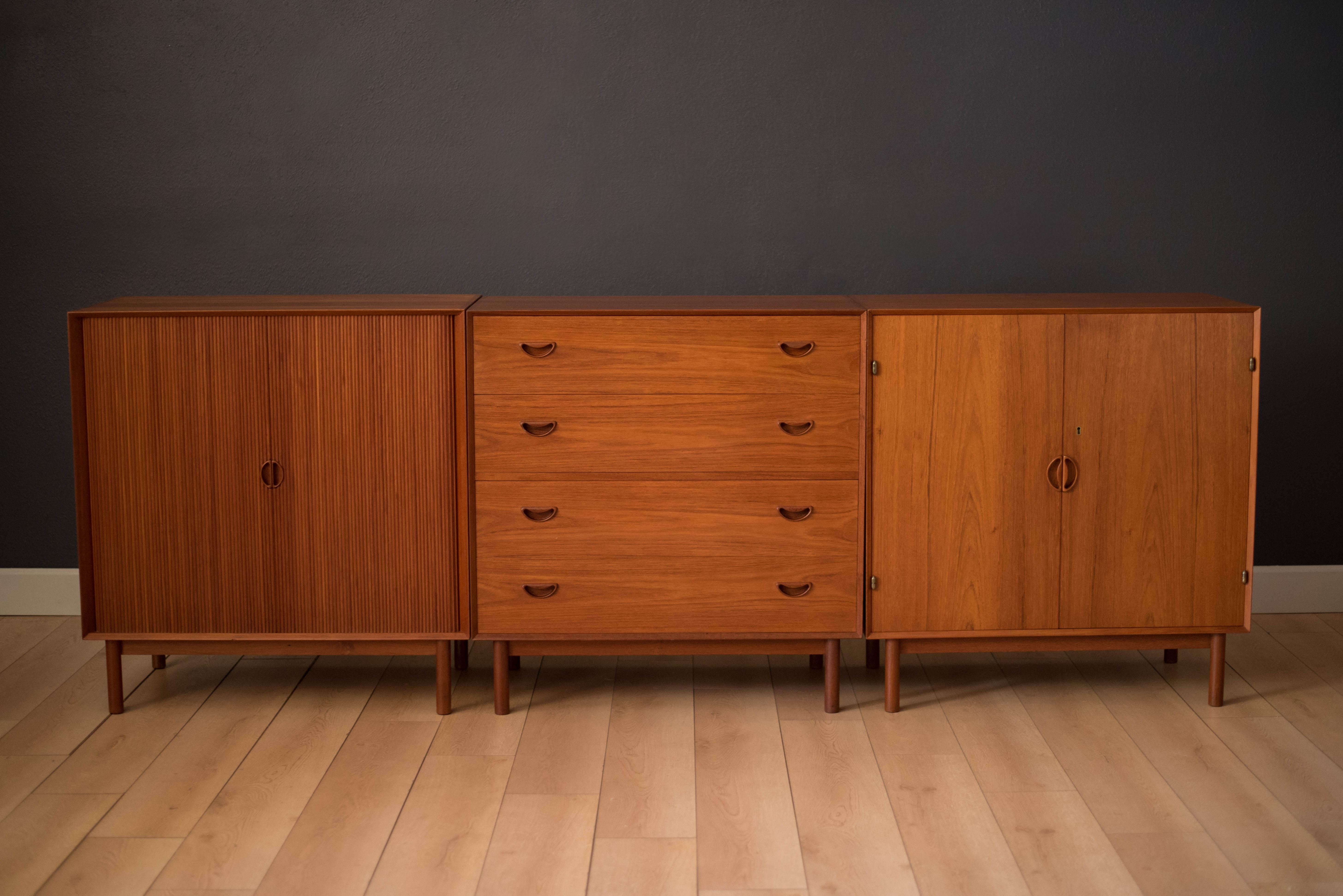 Vintage Solid Teak Cabinet by Peter Hvidt and Orla Molgaard-Nielsen 7