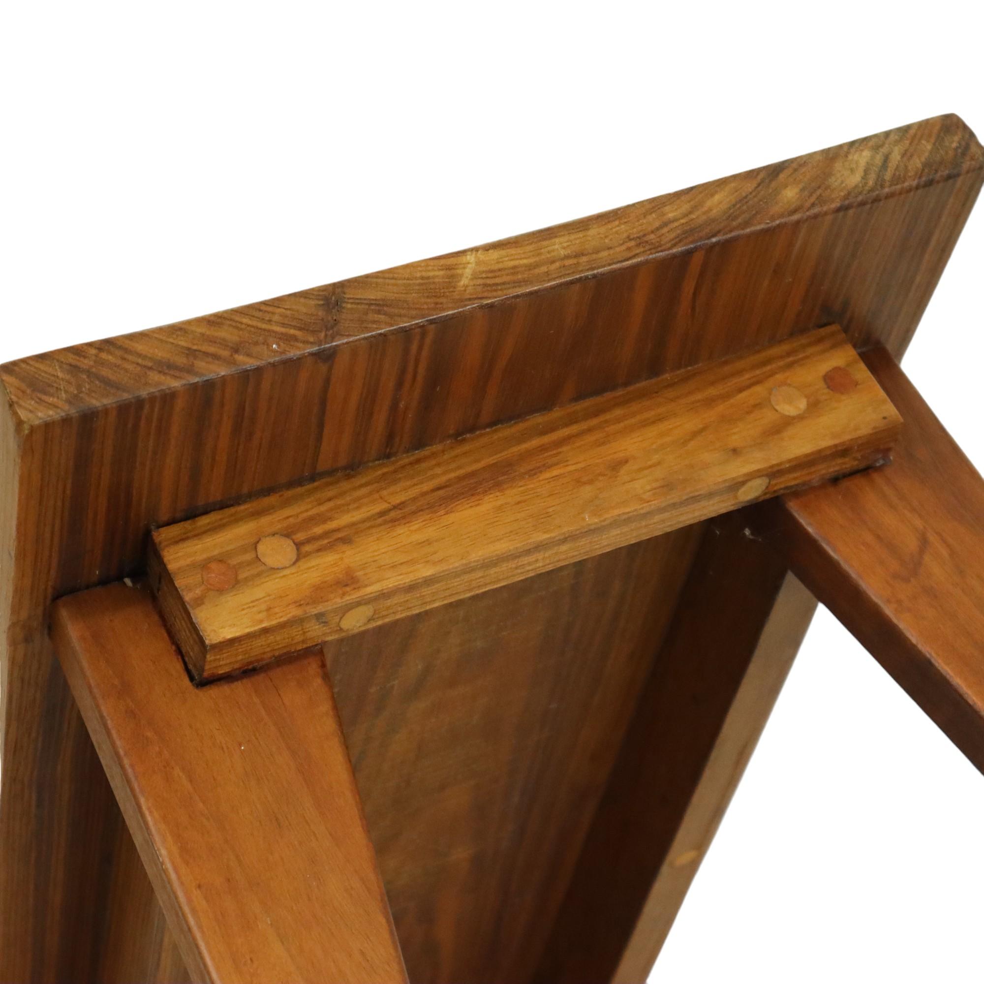 Vintage Massiv Teak Wood Beistelltisch Pflanztisch Sechziger Jahre im Angebot 3