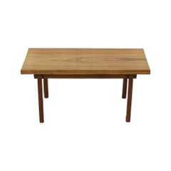 Vintage Solid Teak Wood Side Table Plant Table Sixties