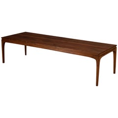 Vintage Solid Walnut Coffee Table by ACE-HI