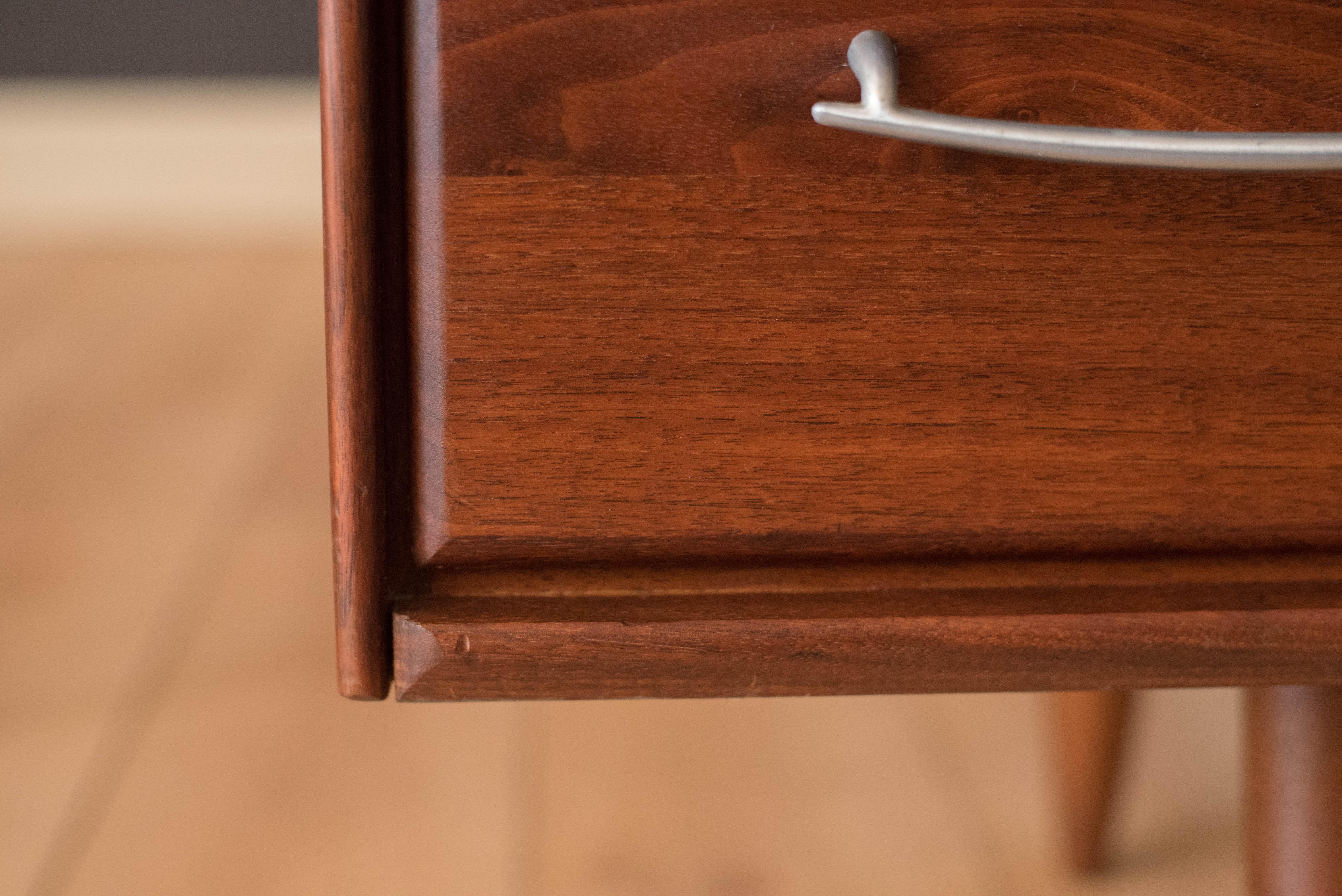 Vintage Solid Walnut Office Desk by Ace-Hi 7