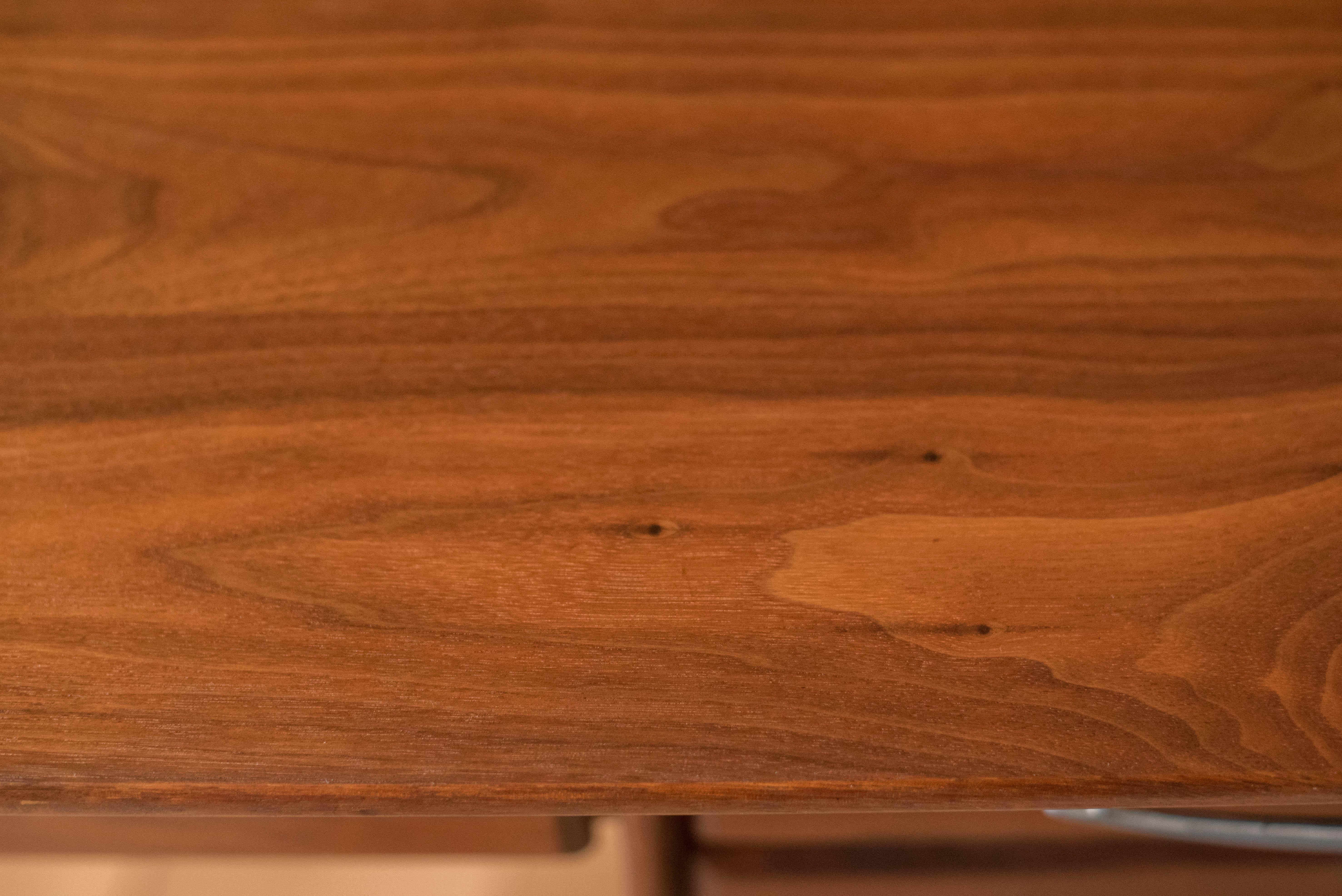 Vintage Solid Walnut Office Desk by Ace-Hi 3