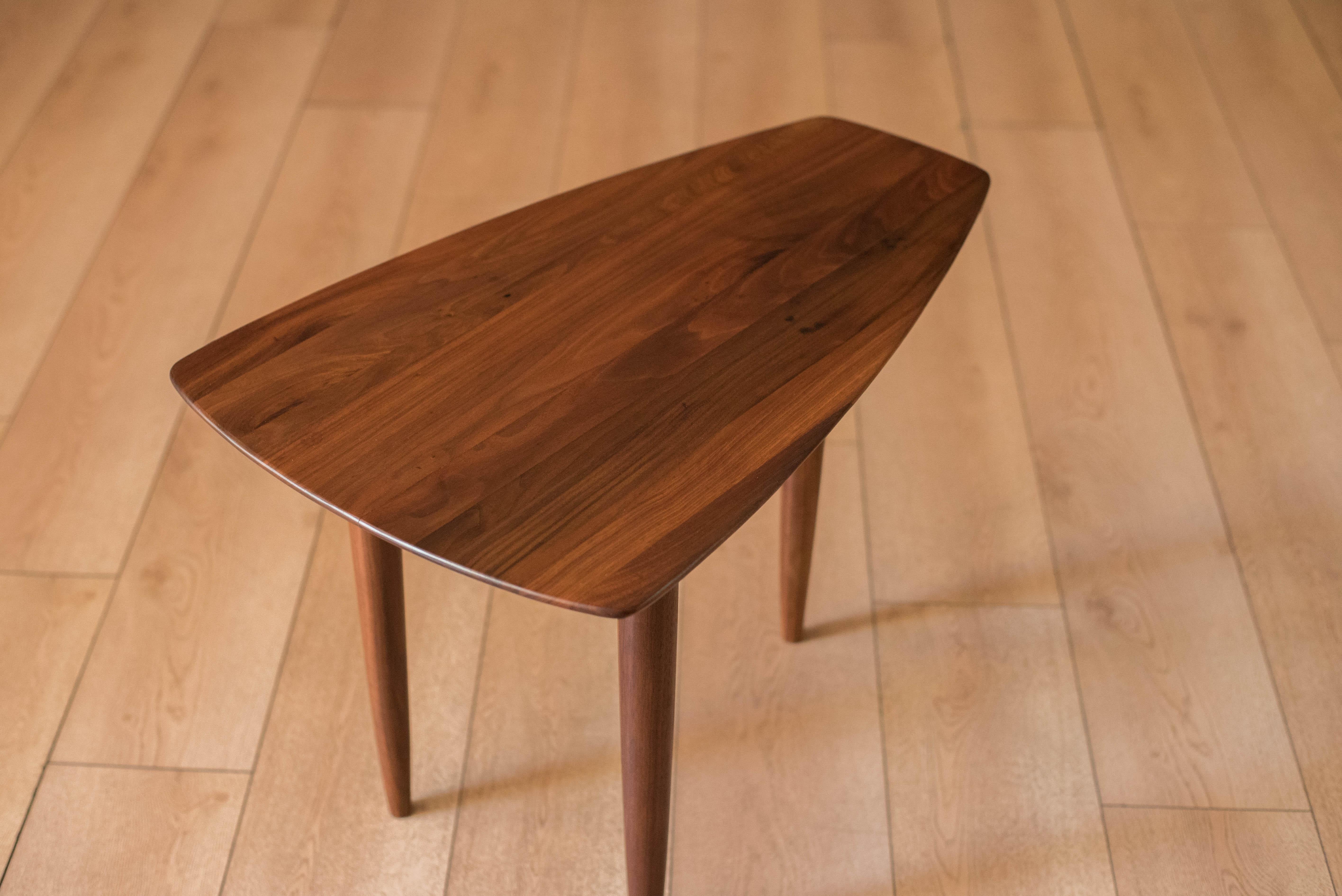 American Vintage Solid Walnut Prelude Side Table by Ace-Hi