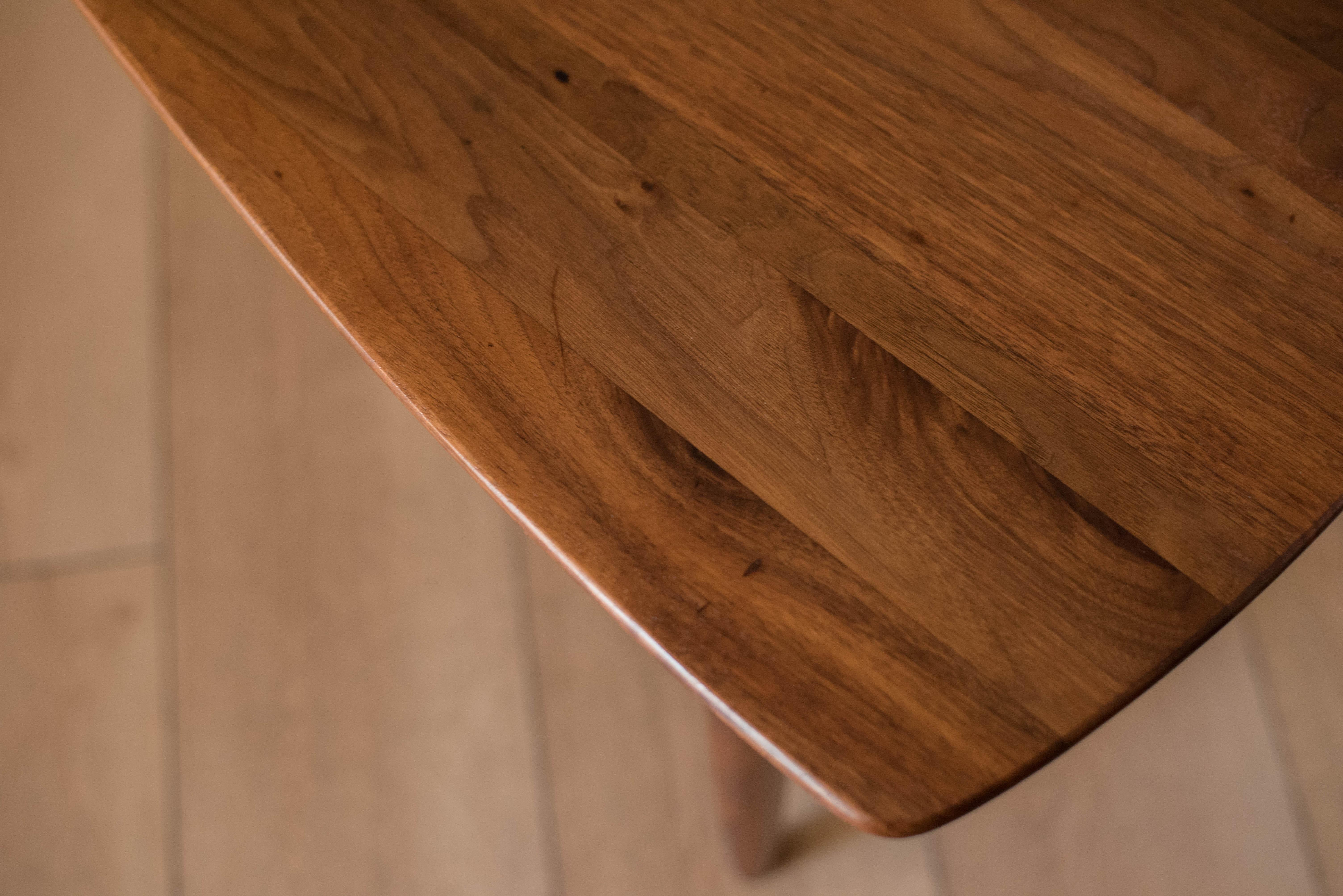 Vintage Solid Walnut Prelude Side Table by Ace-Hi 1