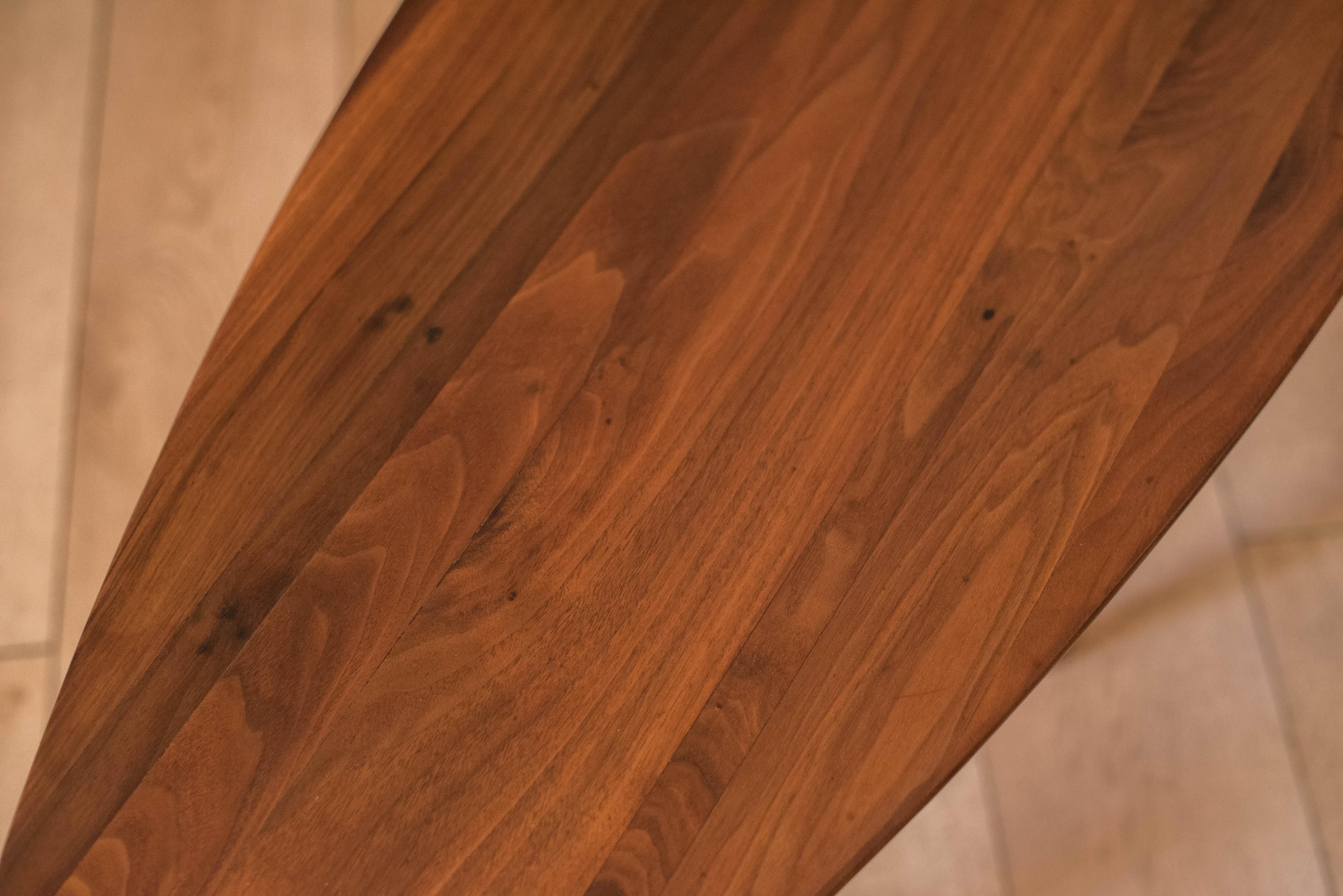 Vintage Solid Walnut Prelude Side Table by Ace-Hi 2