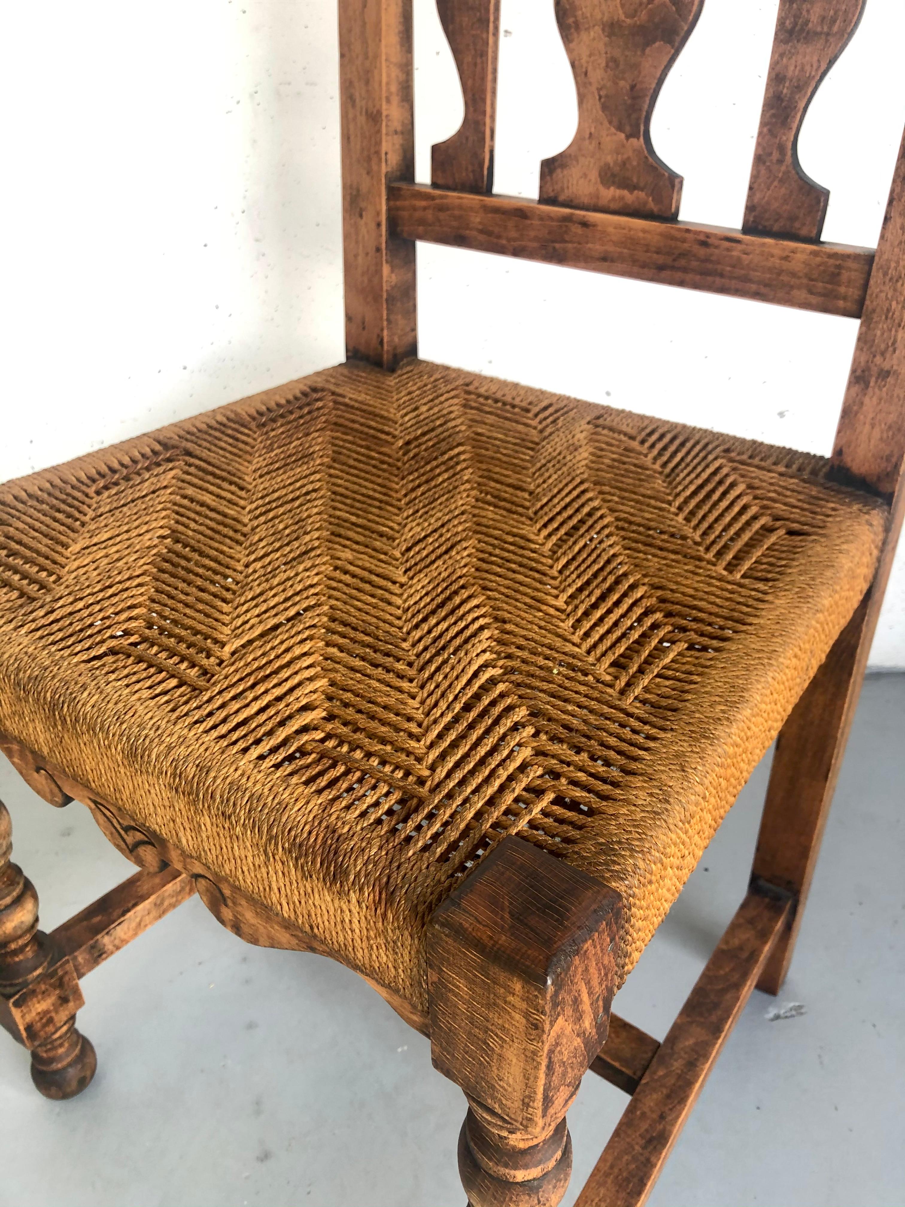 rope chair seat