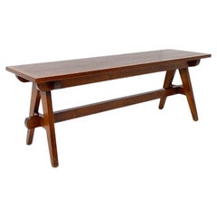 Vintage Solid Wood Coffee table with compas