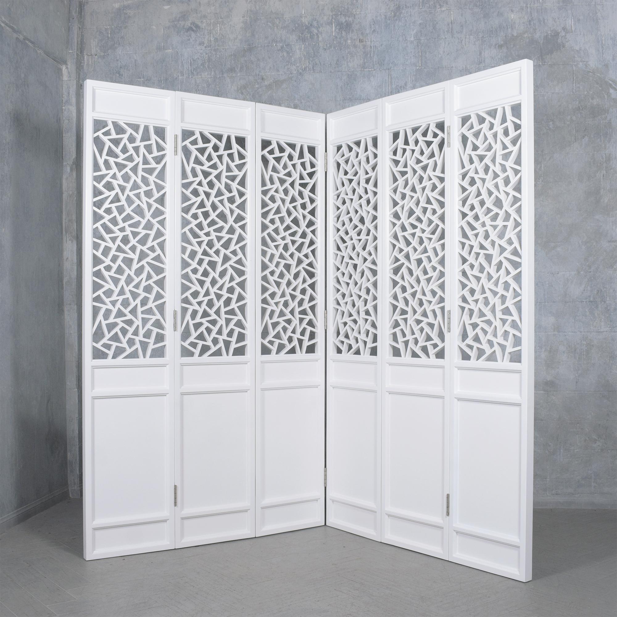 Vintage Solid Wood Room Divider: Timeless Elegance and Craftsmanship ...