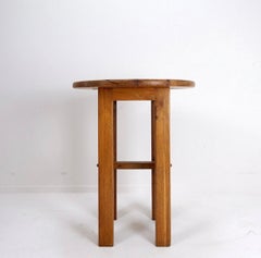 Table d'appoint en bois massif vintage / Console