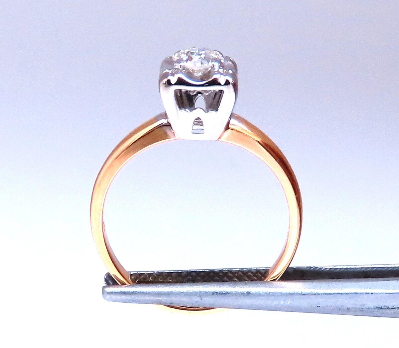 .30ct Natural round Cut Diamond Ring

vs-2 clarity H color.

14kt yellow gold

2.7 Grams

Depth: 7mm

6.9mm wide

Current ring size: 6

May professionally resize, please inquire.