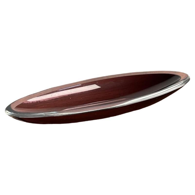 Bol en verre Sommerso vintage, 1970