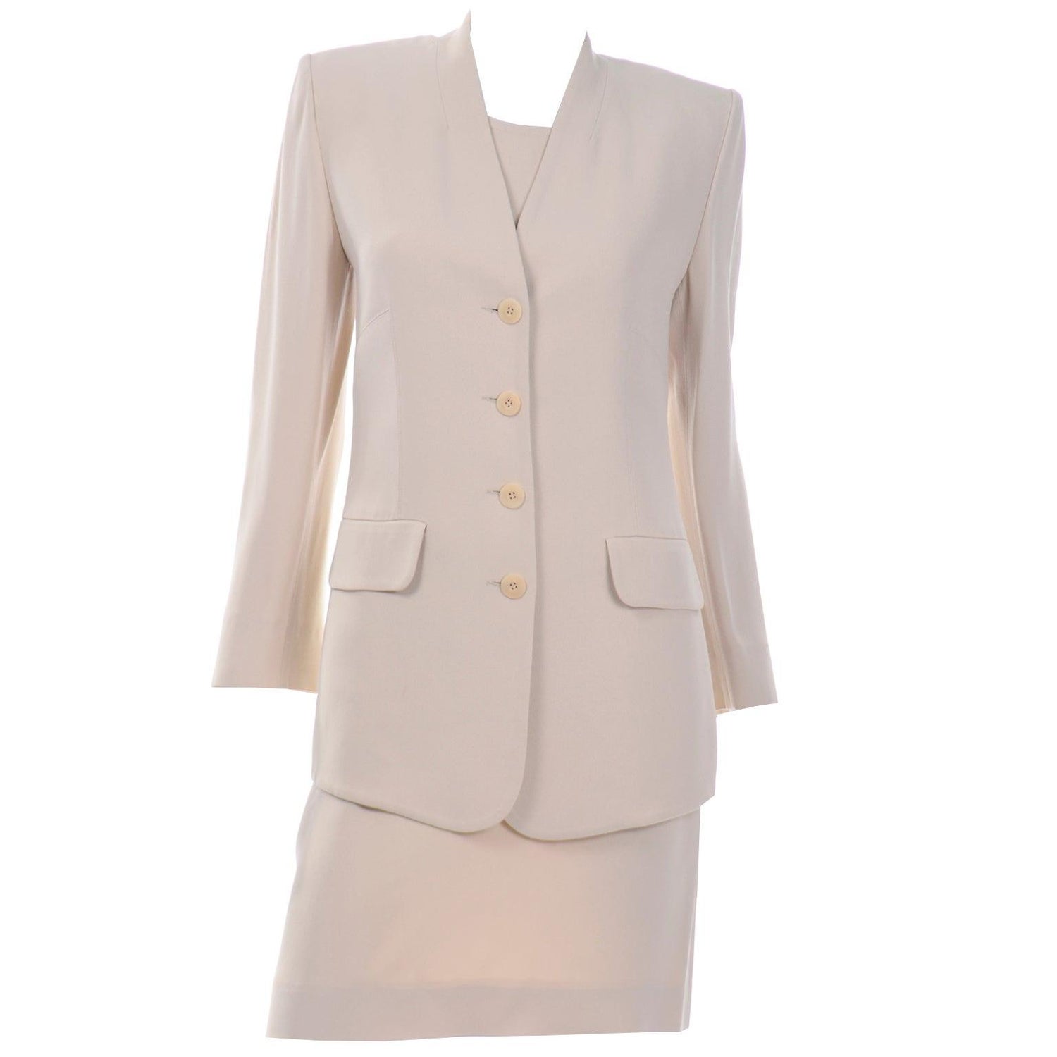 CHANEL Signature Lesage Fantasy Tweed CC Logo Skirt Suit as seen on Lady Di